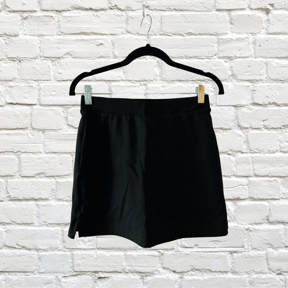 Black Athleisure Skort | Women's S
